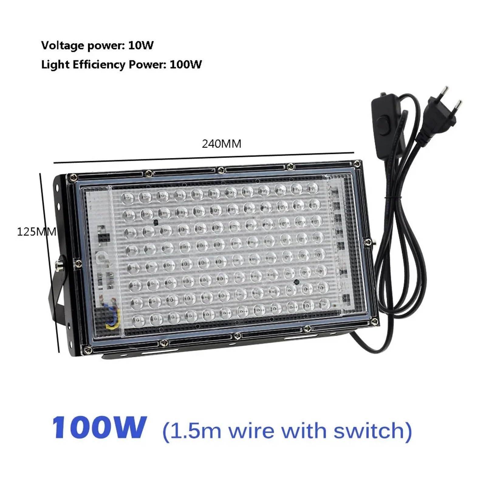 Lámpara de curado UV Lámpara de curado Ultravioleta LED 50 W y 300 (395 NM, 365, 405 NM) for impresión, pulverización, Pintura, Tinta Resina (DIY)(365nm,200W)