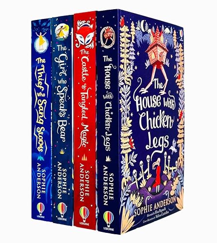 Sophie Anderson Collection 4 Books Set (The Thief Who Sang Storms, The House with Chicken Legs, The Girl Who Speaks Bear, The Castle of Tangled Magic)