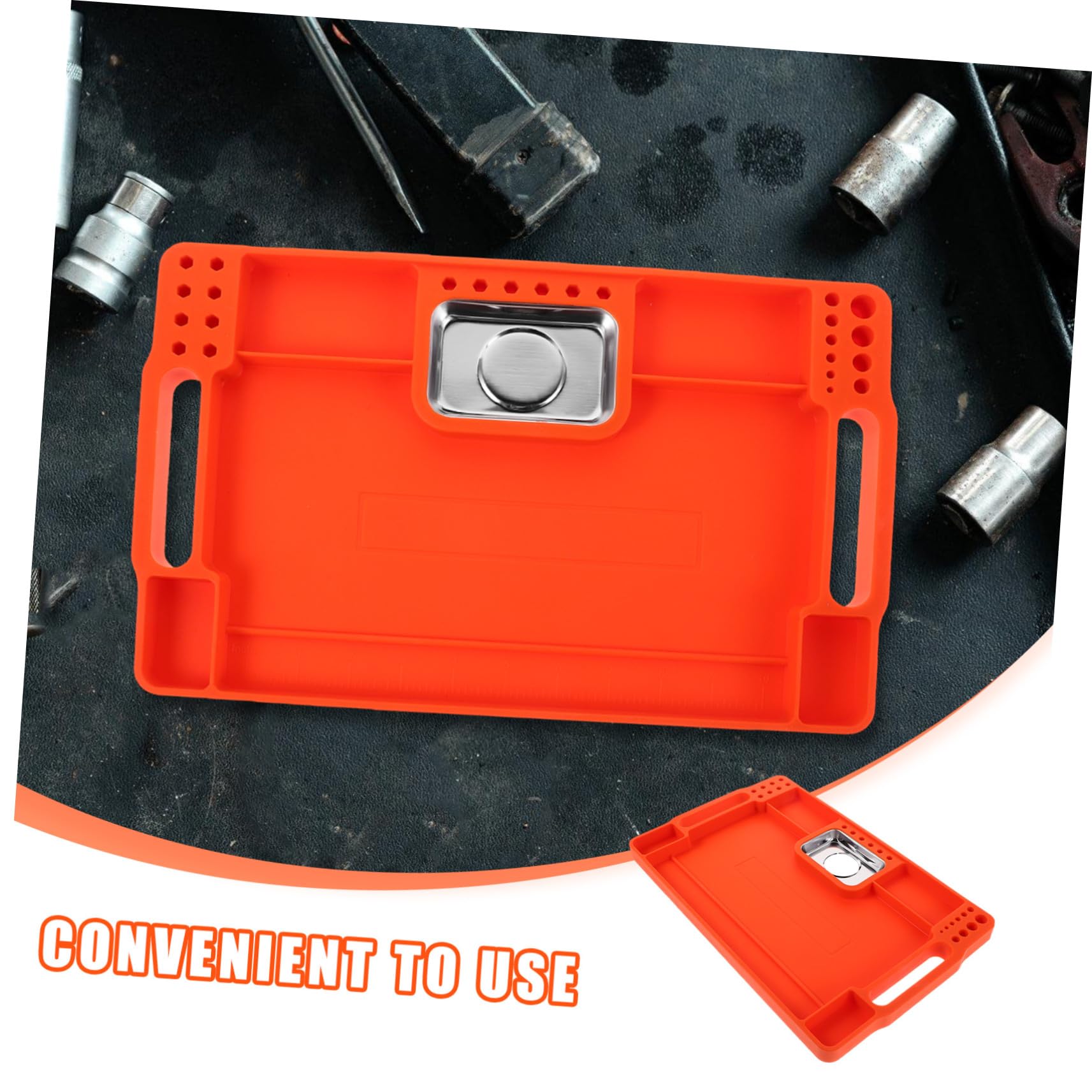 Ciieeo Plateau D'outils Silicone Multifonction pour Atelier Organisateur de Pièces Mécanique