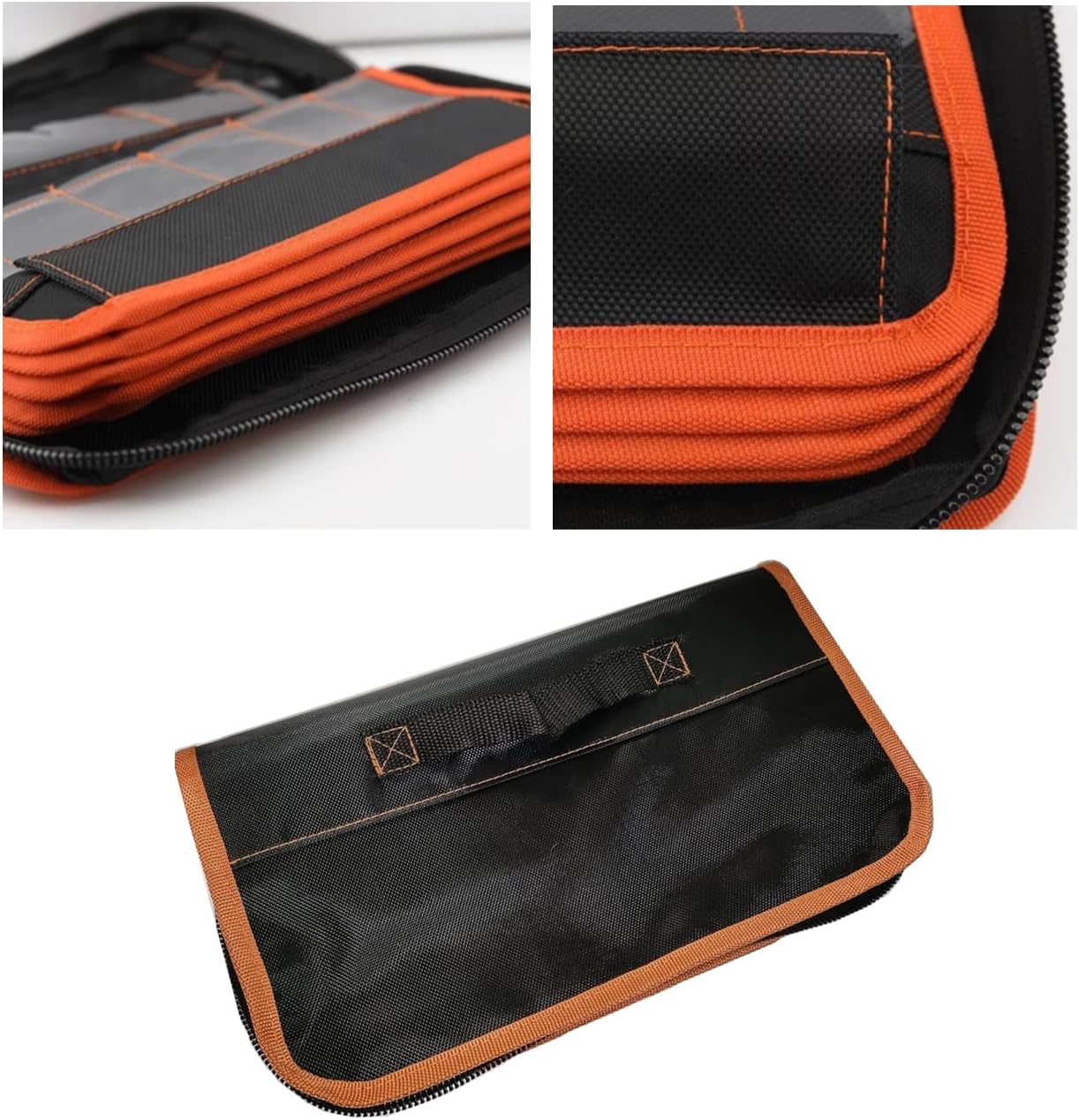 Lishi Tool Storage Bag, 2 in 1 Hand Carry Bag Case for Lishi Hand Tool Car Auto Repair Tool Kits(76 small grids)