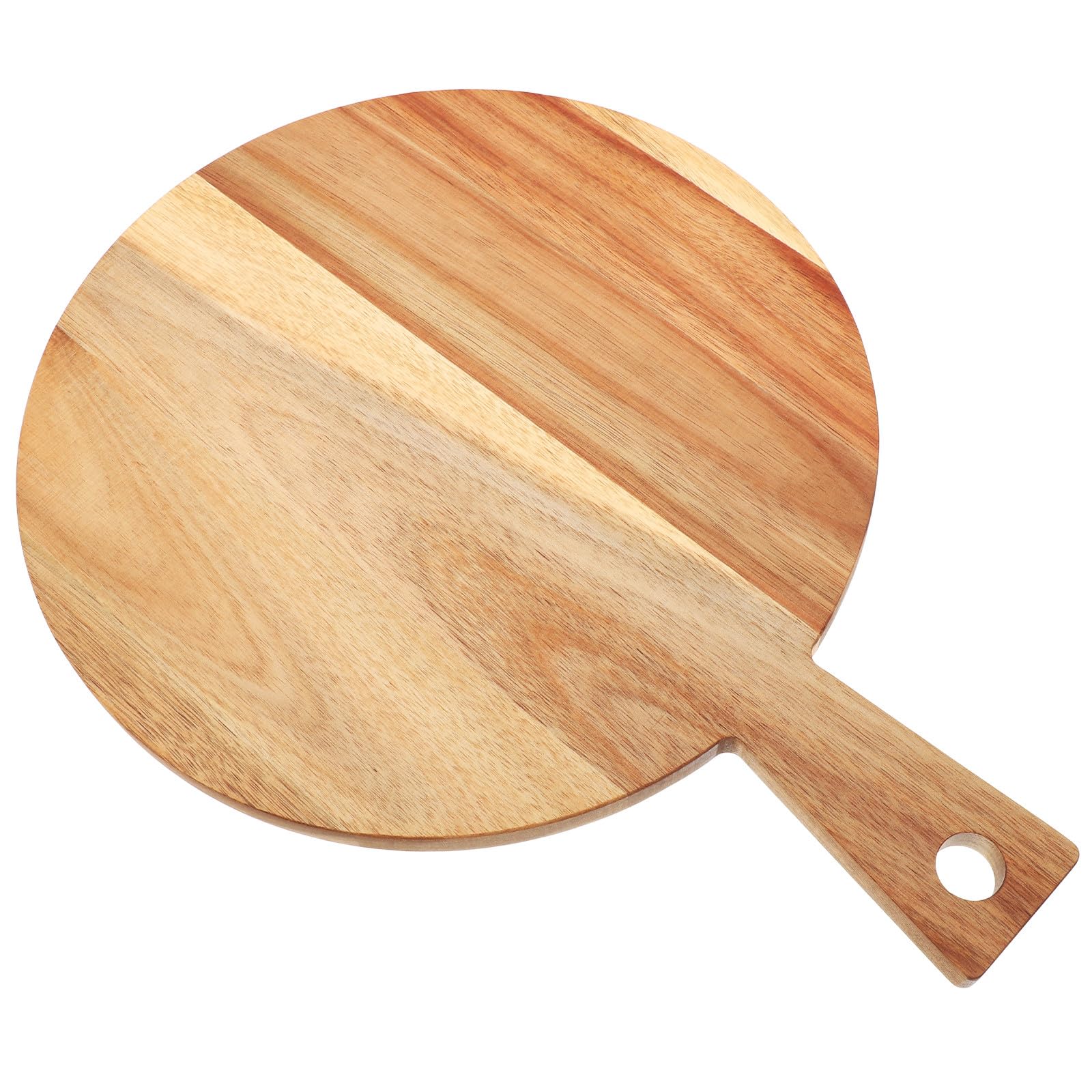 CRAFTHROU Tagliere Facile da Pulire Rotondo con Manico in Legno Resistente alle Crepe per, Formaggio e Domestica