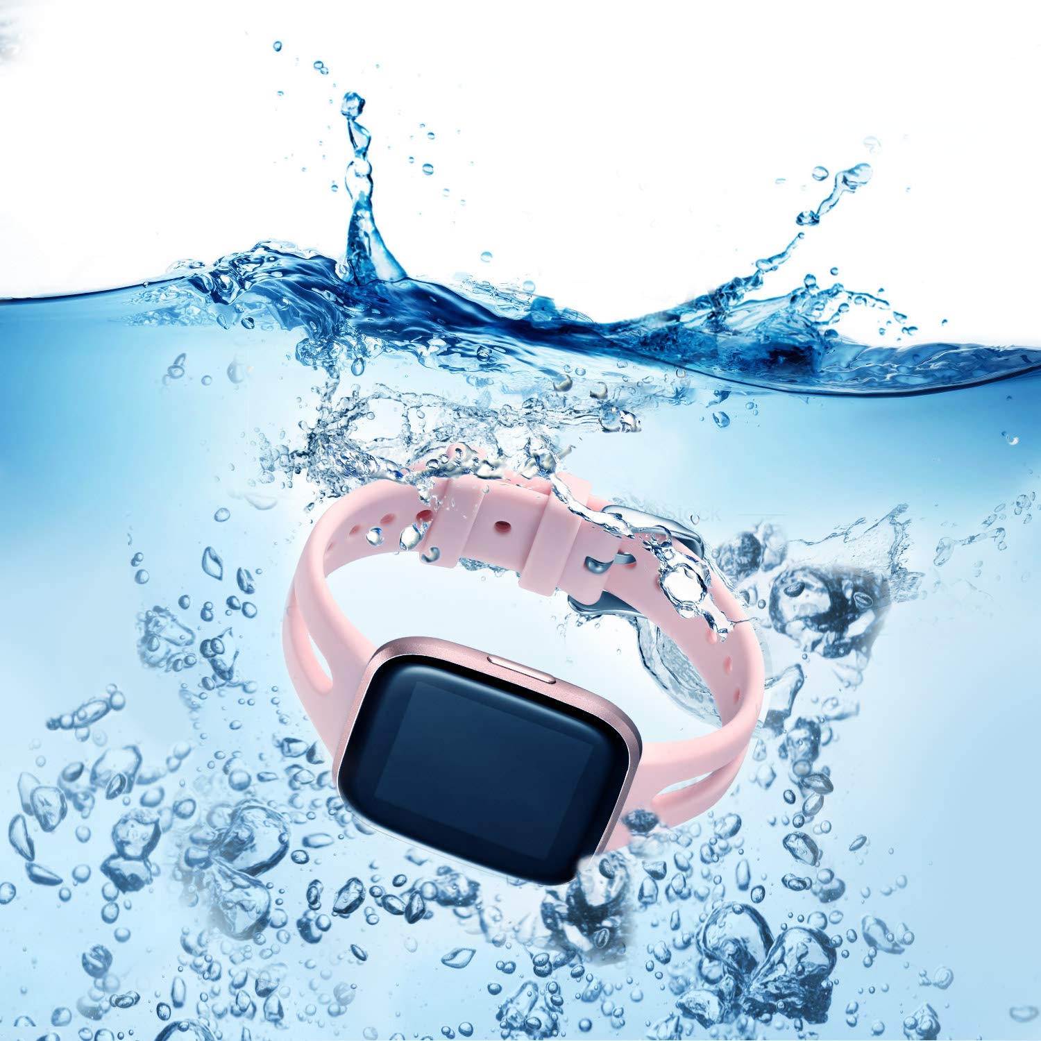 Dirrelo Lot De 3 Bracelets Nylon Élastiques Pour Fitbit Versa 2 / Versa / Versa Lite / SE – Réglables, Confortables Et Colorés (Coloré + Bleu Aztèque + Flèche Verte)