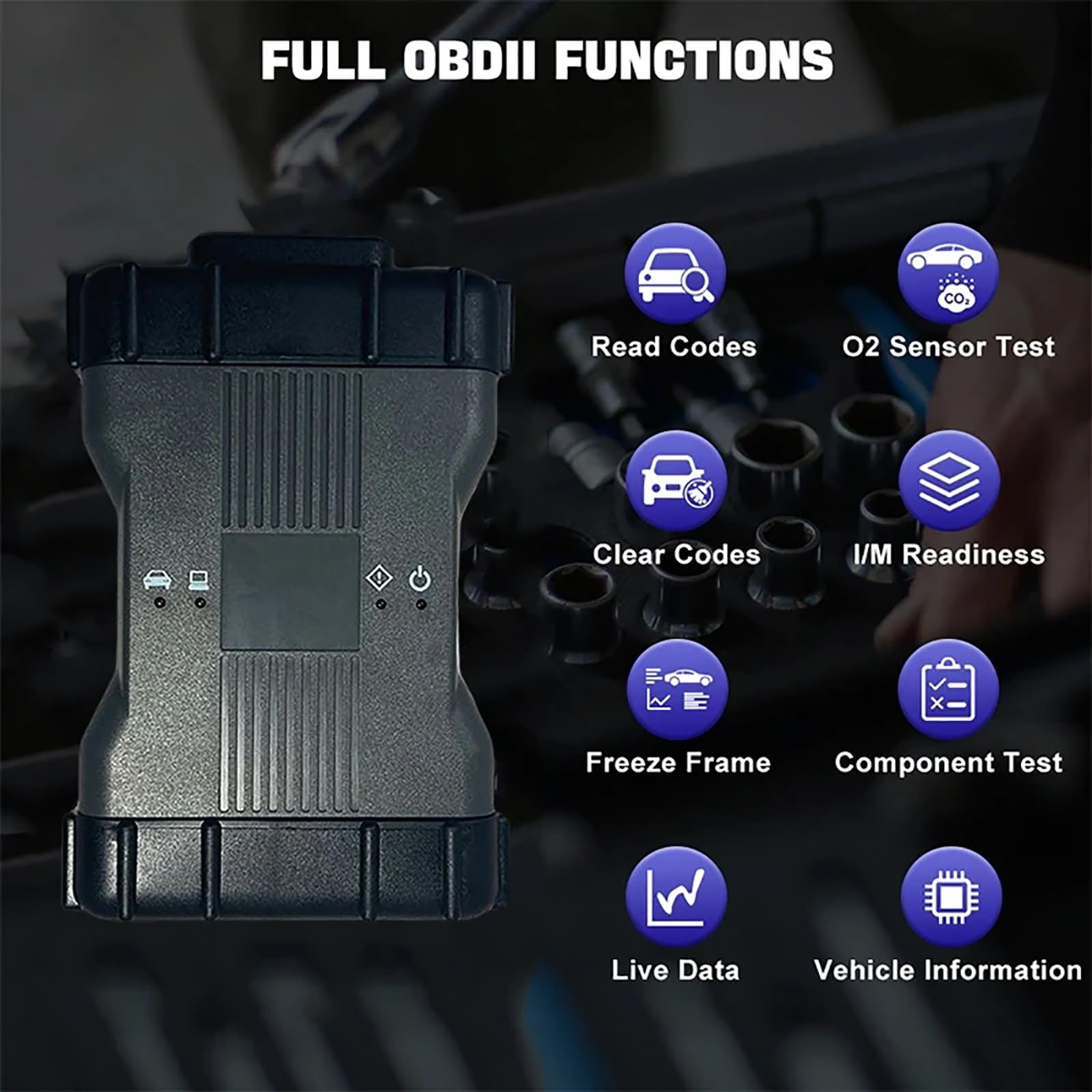 Amazon | OBD2自動車スキャナー、CANクリップ2 in 1自動車診断ツール