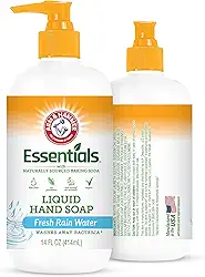 Arm & Hammer Sabonete Líquido Para As Mãos Limpeza Da Pele - Limpador Cozinha E Banheiro Com Aroma De Água Chuva Fresca, Limpa Suaviza Naturalmente, 414 Ml