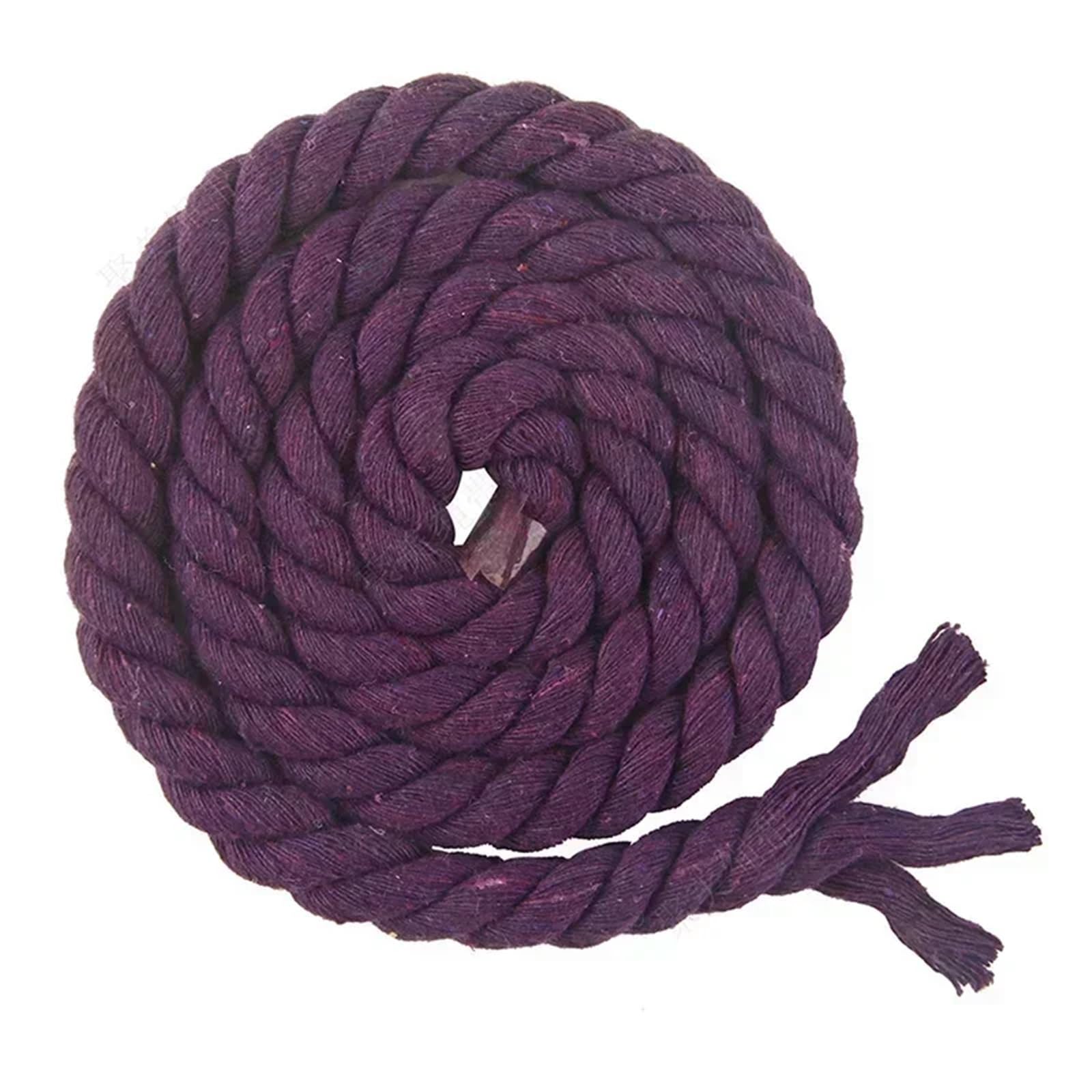 Twisted Cotton Cord 2/5/10M 8mm 3 Shares Twisted Cotton Cords Shoulder Bag Strap Waistband Cord Knapsack Gift Box Braided(Color 7,8mm-2Meters)