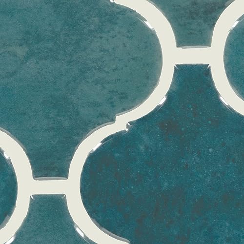 Miniatura 5 de Daltile Mesmerist - Mosaico arábigo de cerámica de 11 x 12 pulgadas en brillo místico (10 unidades por caja) (7.4 pies cuadrados por caja)