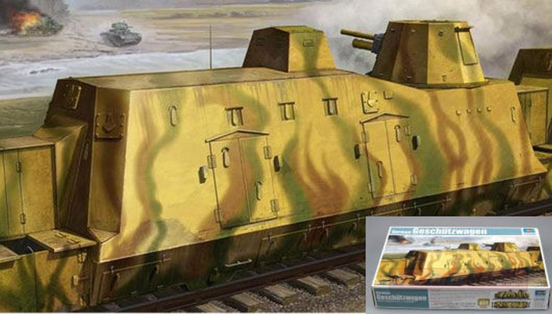 Trumpeter Kit da Montare in Scala Compatibile con CARRO GESHUTZWAGEN Cannon C.Kit 1:35 TP1509