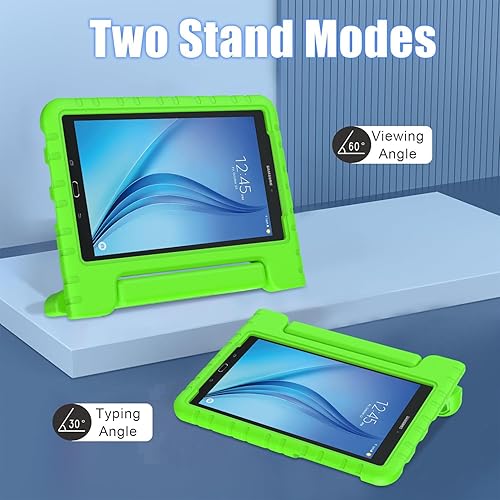 Miniatura 6 de BMOUO Funda para niños Samsung Galaxy Tab E de 8.0 pulgadas, funda de EVA a prueba de golpes, ligera, funda de protección para niños, funda con asa