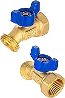 Vista 17 de EFIELD Válvula de Salida/Conector de Manguera de Jardín Roscada de 1/4 de Vuelta para Exteriores, Válvula de Salida de Sillcock de 1/2 Pulgadas NPT