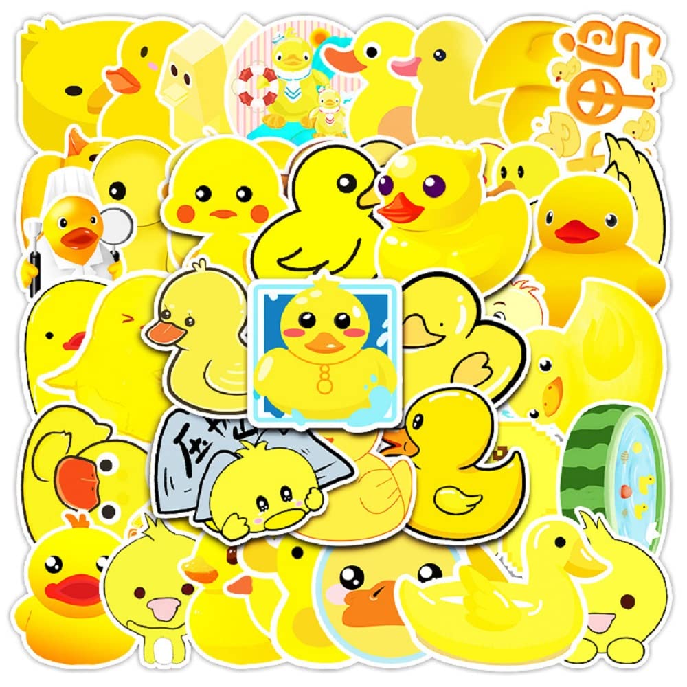 Buy Duck Stickers 50pcs Cute Yellow Rubber Duck Stickers for Water