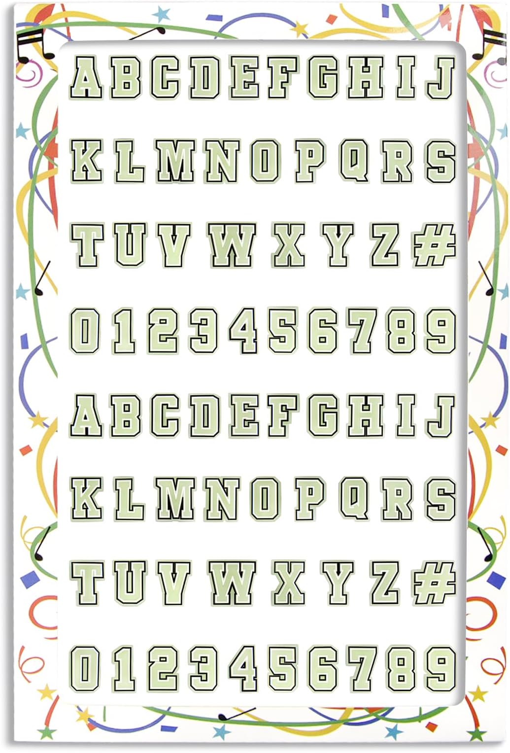 74 Pack Letter Decoration Charms 0-9# Number, Alphabet ABC-Z Characters, DIY for Boy Girl Teens Men Women and Adults