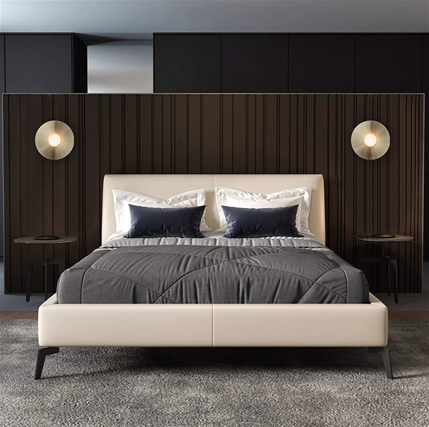 Lámparas de pared Luces de pared nórdicas, lámpara de pared de salón de Metal creativa posmoderna, lámpara de noche artística para dormitorio, modelo de estudio, apliques de pared de habitación Vestíbulo