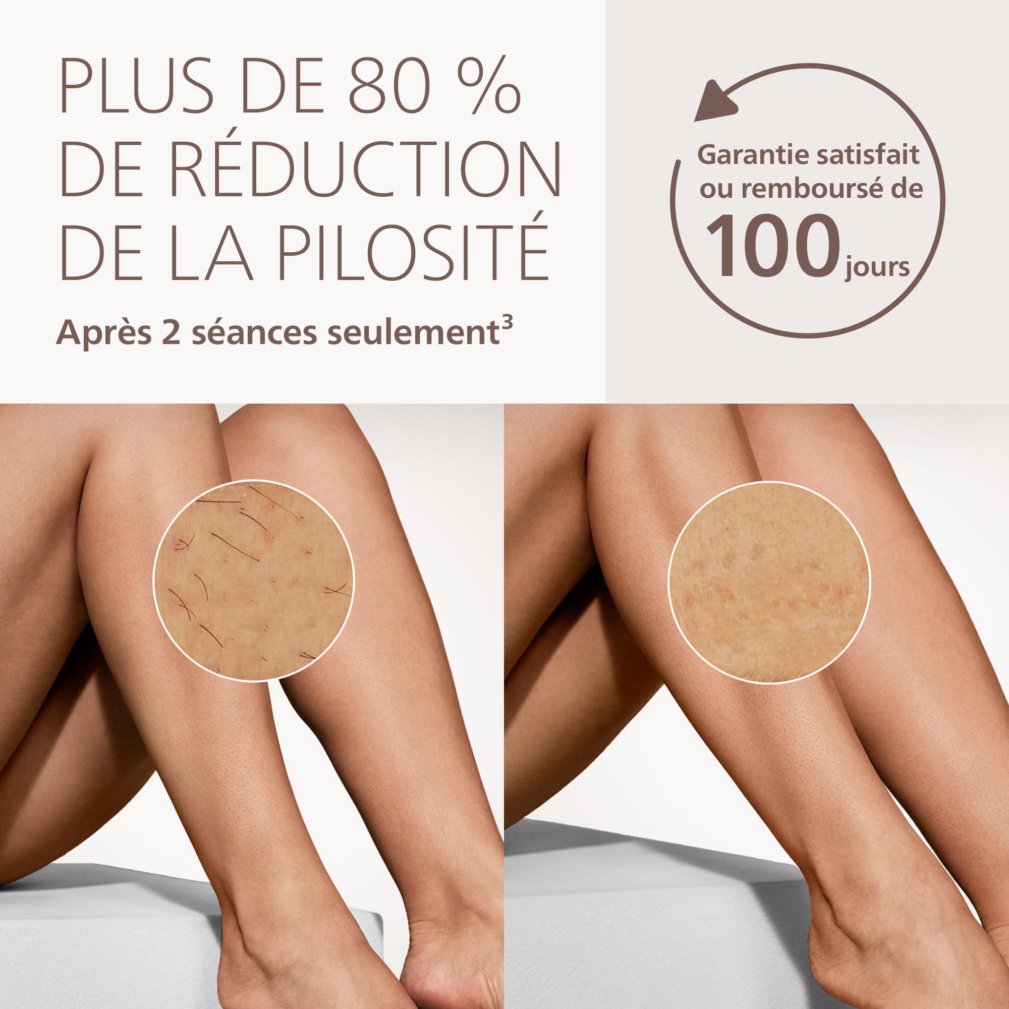 Philips Lumea 9900 Pro Épilateur à lumière pulsée – alternative au laser en institut, utilisation facile, sécurité de qualité médicale, 3 accessoires corps, visage et zones sensibles, BRC331/00