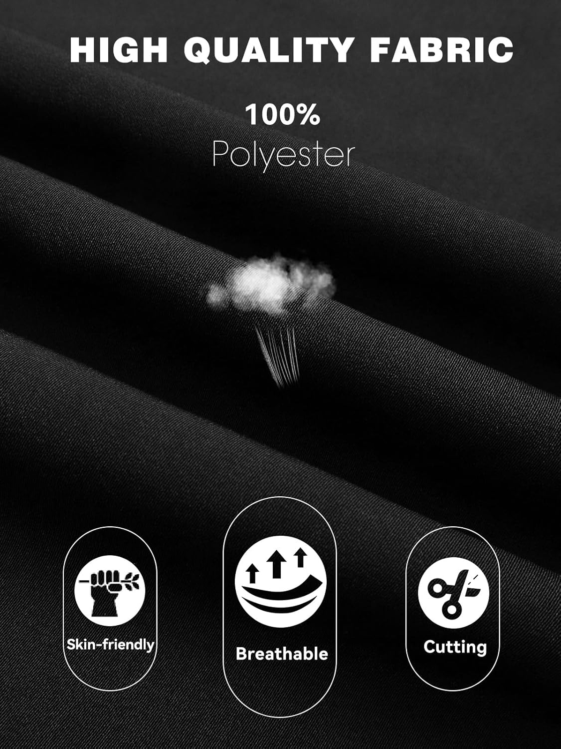 QIANXIZHAN Women's Wide Leg Pants, High Waisted Palazzo Pants Dressy Summer Flowy Casual Lounge Work Dress Pants Trousers WL - Image 5