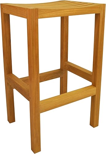 Miniatura 4 de Anderson teca chb-404N Montego Backless silla de bar