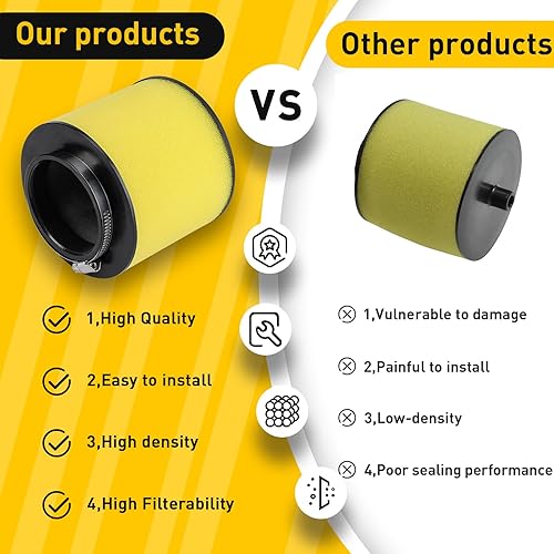 Miniatura 4 de Foreman 450 - Filtro de aire de repuesto para Honda Rancher 350 TRX350FE TRX350TM TRX350TE Rancher 400 TRX400FA TRX400FGA Foreman 450 400TRX400FW