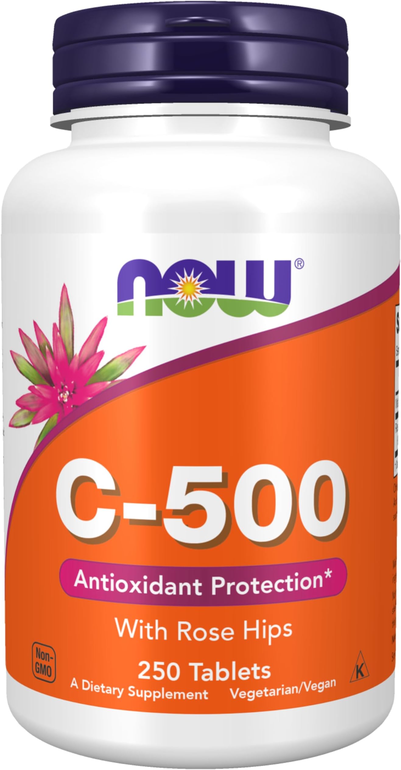 Now Foods Vitaminc-500 250 Tablets