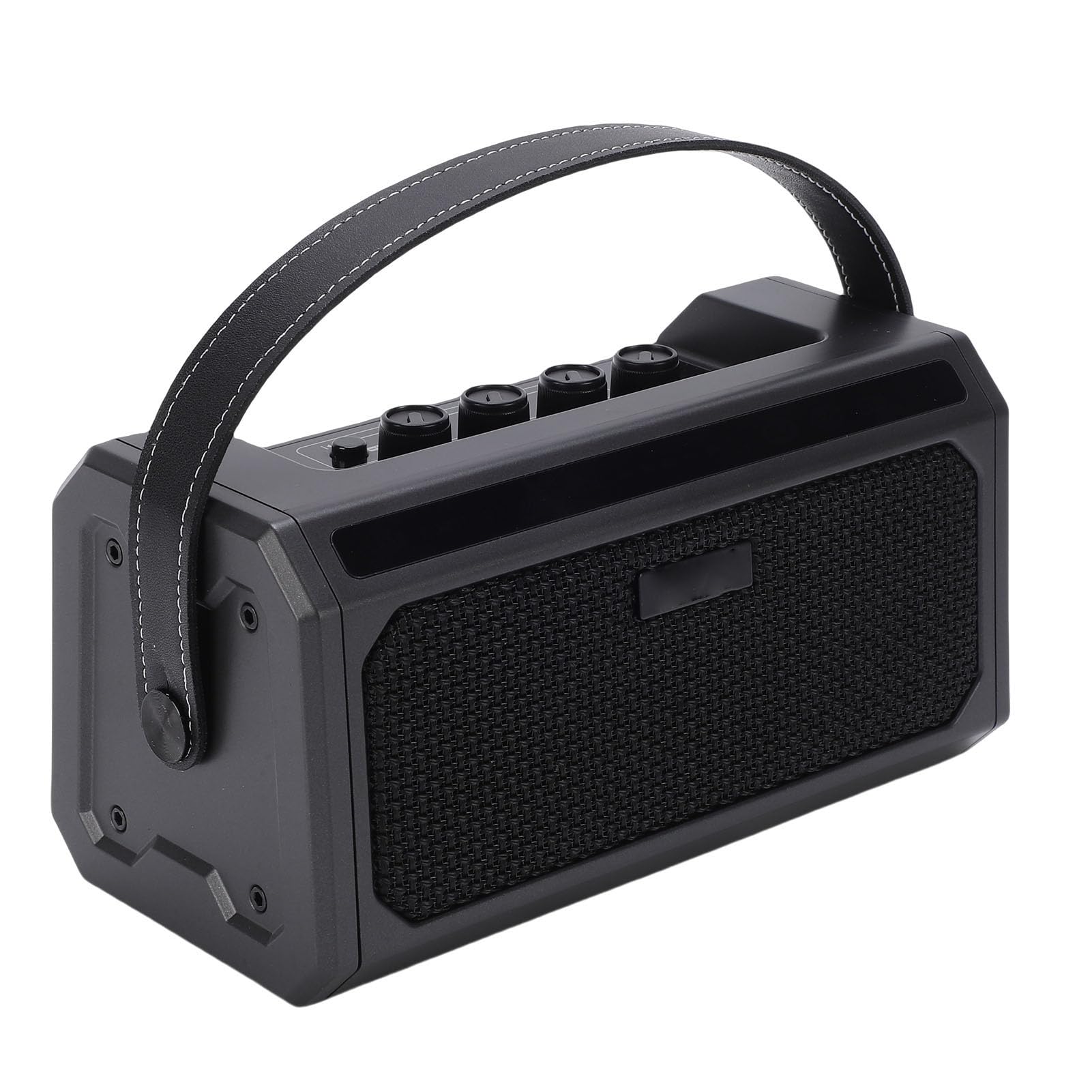 Cryfokt Amplificatore per Chitarra, Tecnologia Completamente Analogica da 10 W, Portata 50 M, Amplificatore per Chitarra Elettrica, Portatile con Jack per Cuffie, Ingresso AUX, per Esercitazioni