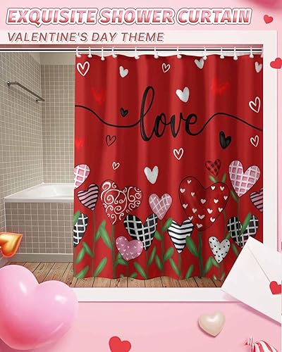 Miniatura 8 de Cortinas de ducha de otoño de Acción de Gracias para baño, cortina de ducha de tela de calabaza con ganchos, hojas de eucalipto blanco verde