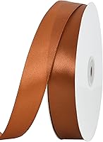 Vista 45 de TONIFUL Cinta de satén plateada de 1 pulgada x 100 yardas, cinta de satén fina de color sólido para envolver regalos, manualidades, hacer lazos