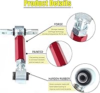 Vista 5 de Kit de barra de brazo de curvatura ajustable trasero superior de repuesto compatible con EJ EG EK/DB DC RD