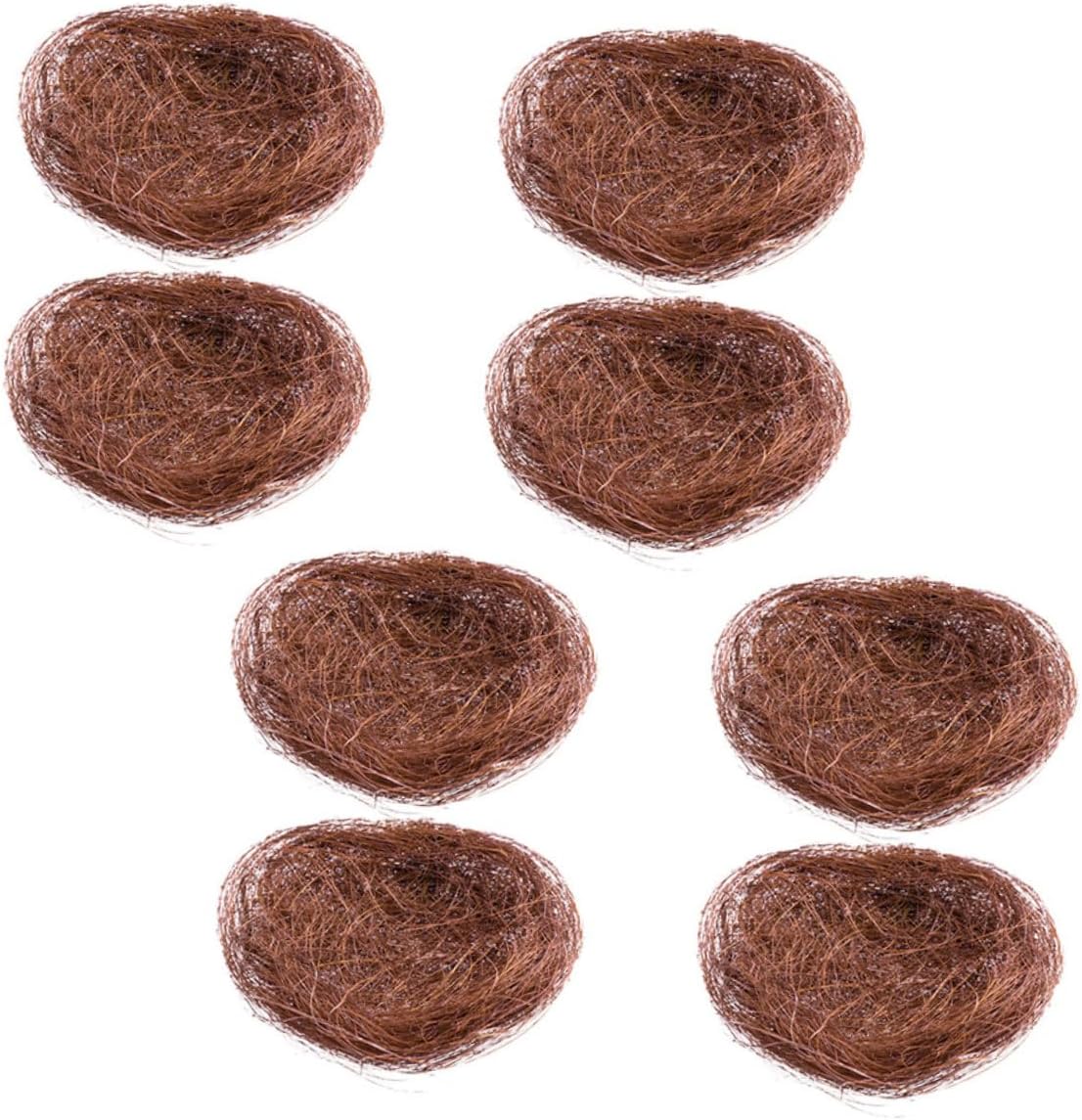 40pcs Natural Simulated Bird Nest Ornaments for Garden Decoration for Easter Weddings and Photography Props Authentic Lightweight Design Rustic