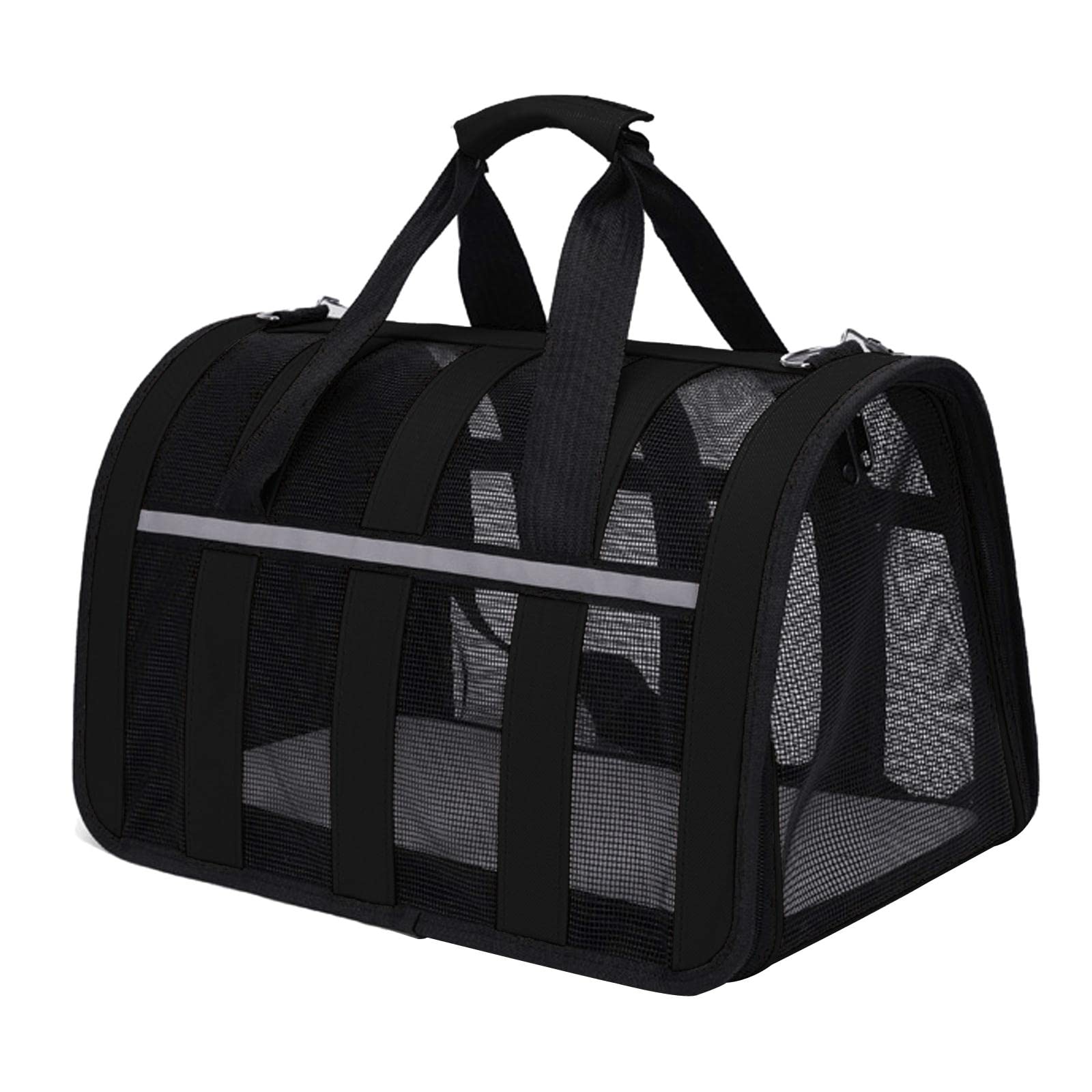 Bolsas de transporte portátiles para perros ideales para viajar y hacer turismo en color negro