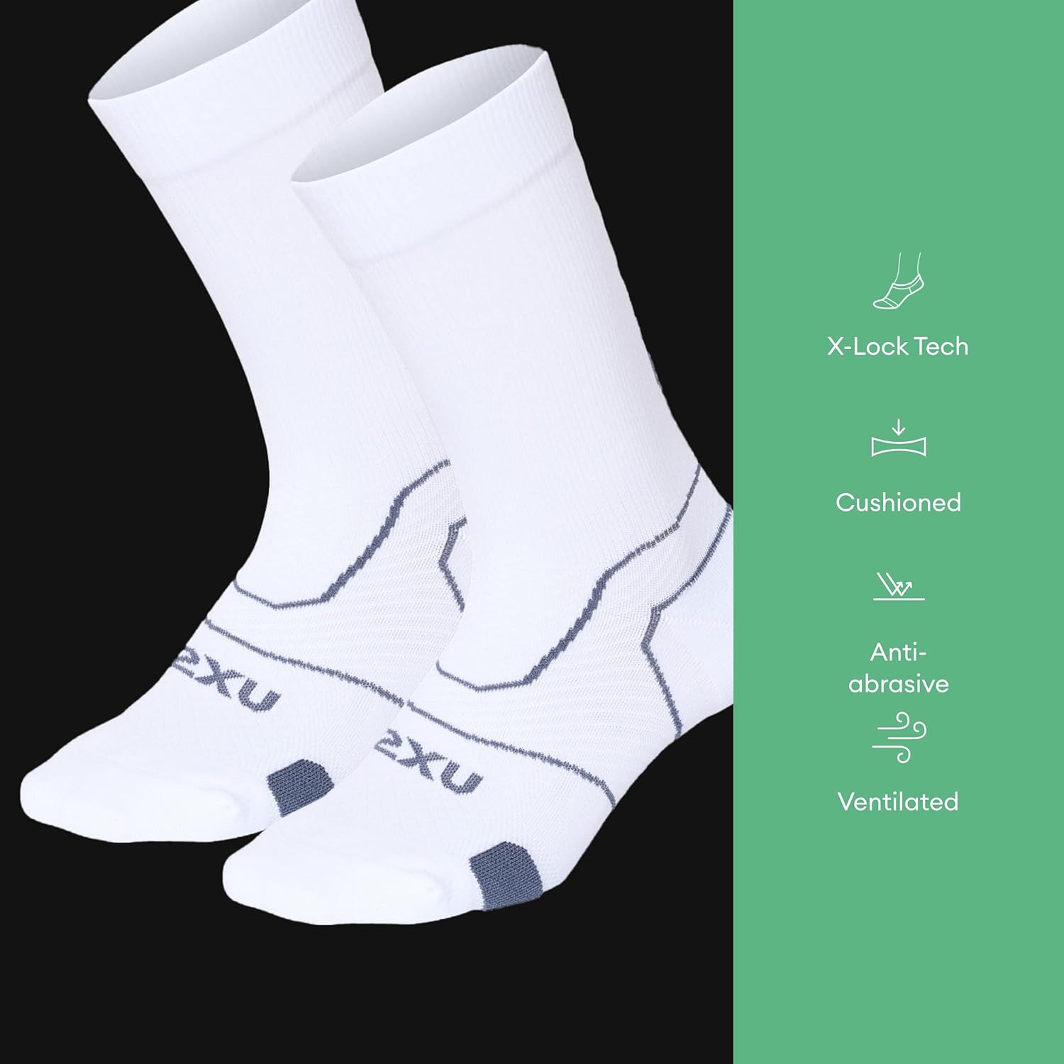 2XU SOCKSHOSIERY メンズ US サイズ: X-Large Natori SOCKSHOSIERY レディース US サイズ: S  カラー: ブラック Amazon 2XU SOCKSHOSIERY メンズ US サイズ: Small