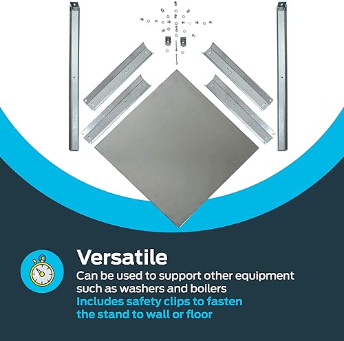 Miniatura 4 de Eastman Soporte para calentador de agua, 21 pulgadas x 21 pulgadas x 18 pulgadas de alto, capacidad de carga de 650 libras, 86278