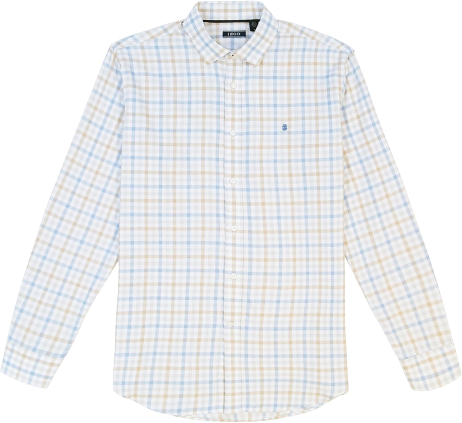 Izod Mens Luxury Classics Long Sleeve Button Down Shirt - Image 6