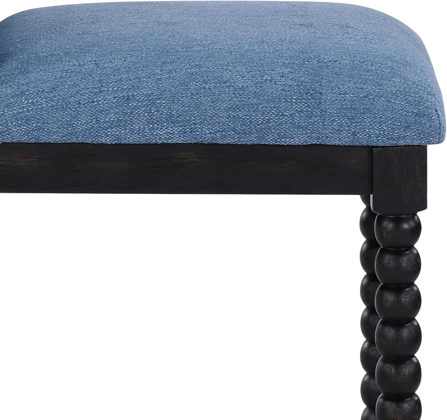 DUHOME Spindle Counter Stool with Padded Spring Seat,Wooden Bar Stools Farmhouse 26 Inch Counter Height Stools Chairs with Spindle Back for Kitchen Island