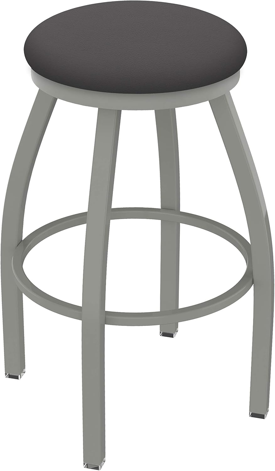 HBS XL 802 Misha 30" Swivel Bar Stool with Anodized Nickel Finish and Canter Storm Seat