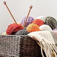 Vista 7 de 2 agujas de tejer de bambú de una sola punta para tejer ganchillo suministros para principiantes hechos a mano proyectos de tejer DIY