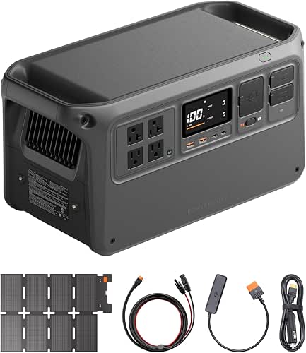 DJI Power 1000 V2 Portable Power Station, Solar Generator with