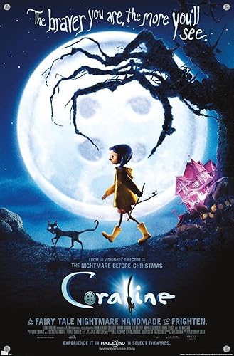 Miniatura 4 de Trends International Coraline Braver - Póster de pared de una hoja, 14.72 x 22.37 pulgadas, paquete de póster premium y alfiler
