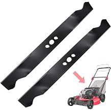 LikeLion 2 Pack Lawn Mower Blade 21" ,Compatible with HyperTough Murray Blackmax MNA152701 MNA 152901 MNA 152903 MNA152905 Push Mower, Lawn Dethatcher Blade Replaces Parts 84005221 2105200317