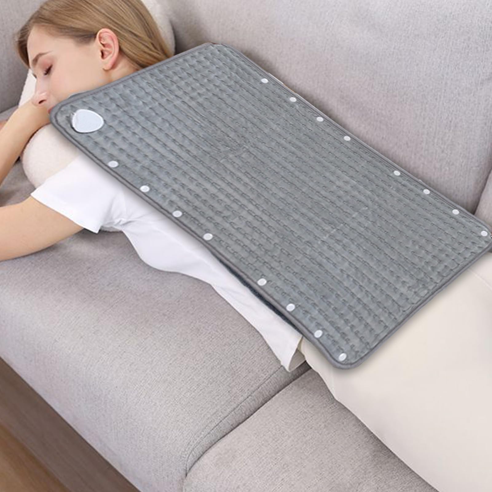 Cojín Calor Para Espalda - 61x30 Cm Menstrual Dolor Mat, del Dolor Lavable Para Hombro Cuello Rodilla Pie Menstruación Mujeres Hombres Padres Ancianos