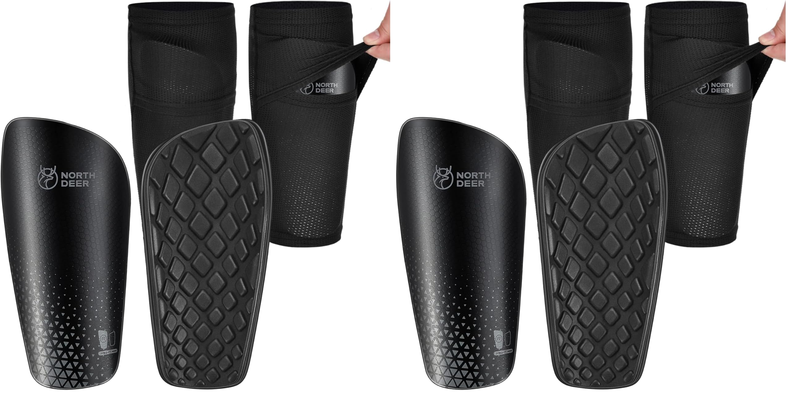 Northdeer Soccer Shin Guards for Kids Adults