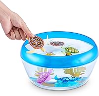 Vista 4 de Robo Alive Robo Tortuga Robótica de Natación (Verde + Rosa) de ZURU Activada por Agua, Viene con Baterías, Exclusivo (Paquete de 2)