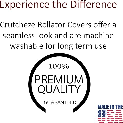 Miniatura 8 de Crutcheze Juego de fundas para asiento y respaldo con ruedas - Patrón de mariposa - Accesorio decorativo para andador para mujeres mayores