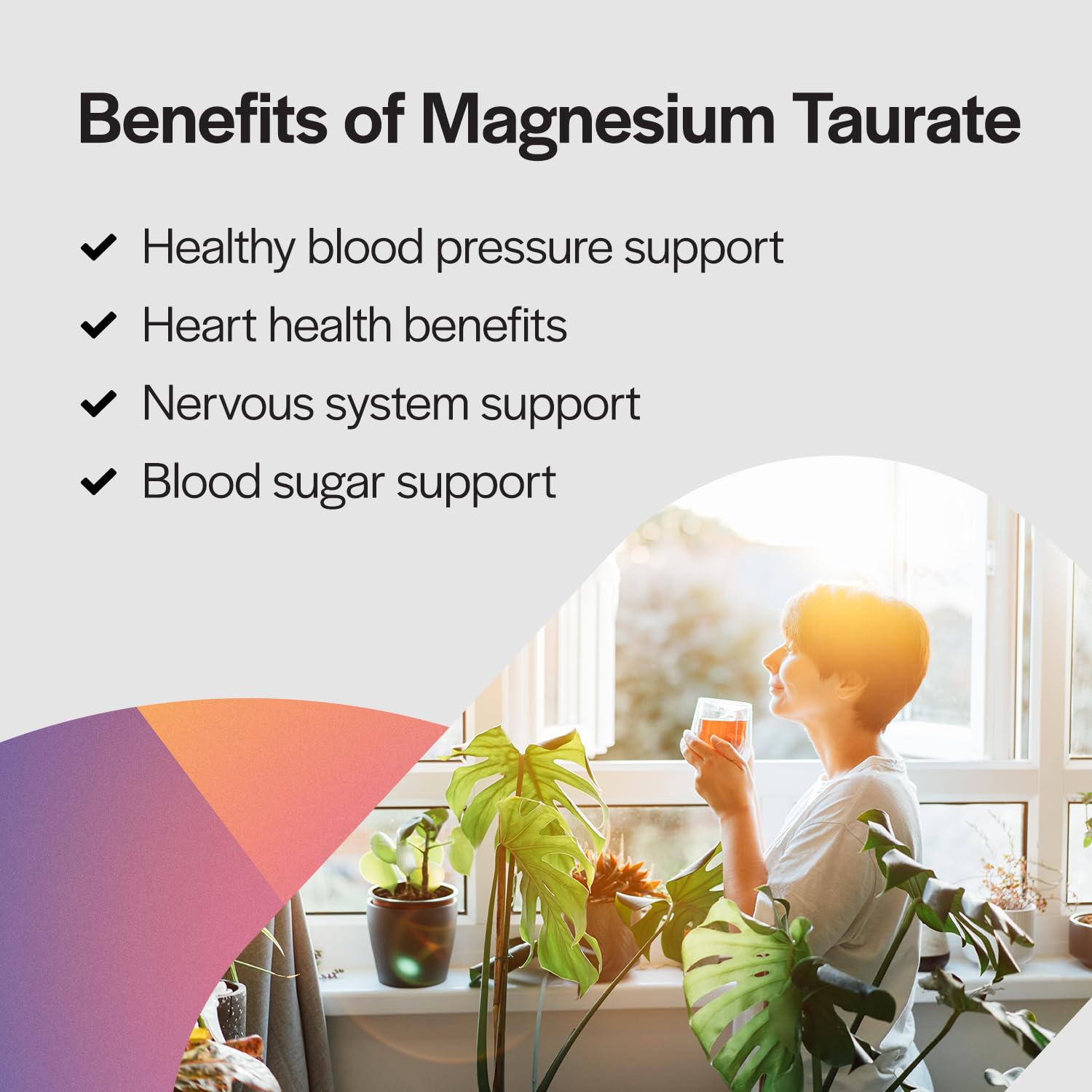 Pure Formulas Magnesium Taurate 400mg - 120 Tablets - Non-GMO Magnesium Supplement for Cardiovascular Health, Muscle Function, and Relaxation - Essential Mineral with Calming Taurine - 1-Month Supply — Amazon image 5