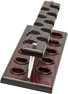 Wooden Pipe Stand for 10 Smoking pipes Handmade from Ash Wood
