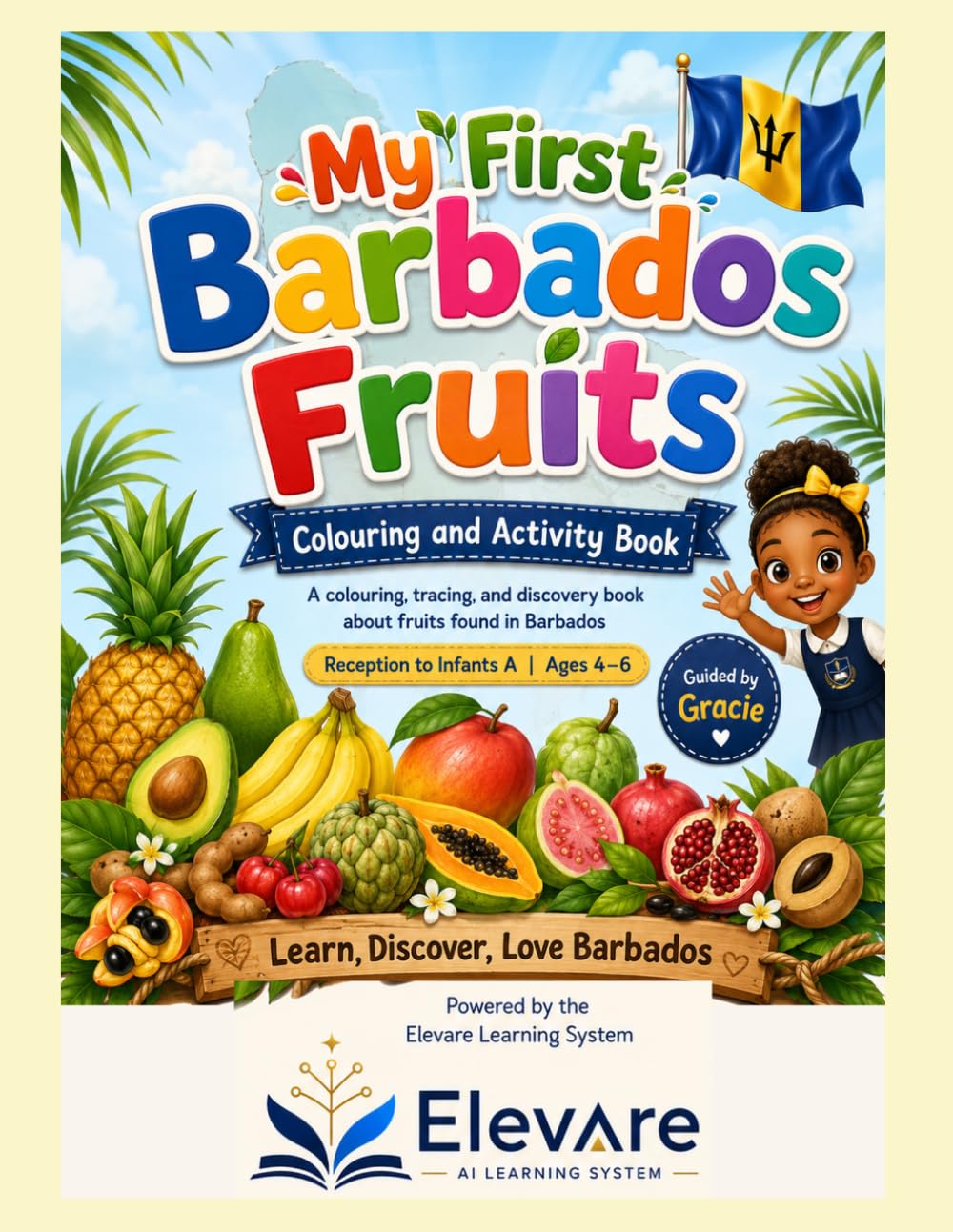 My First Barbados Fruit Colouring and Activity Book