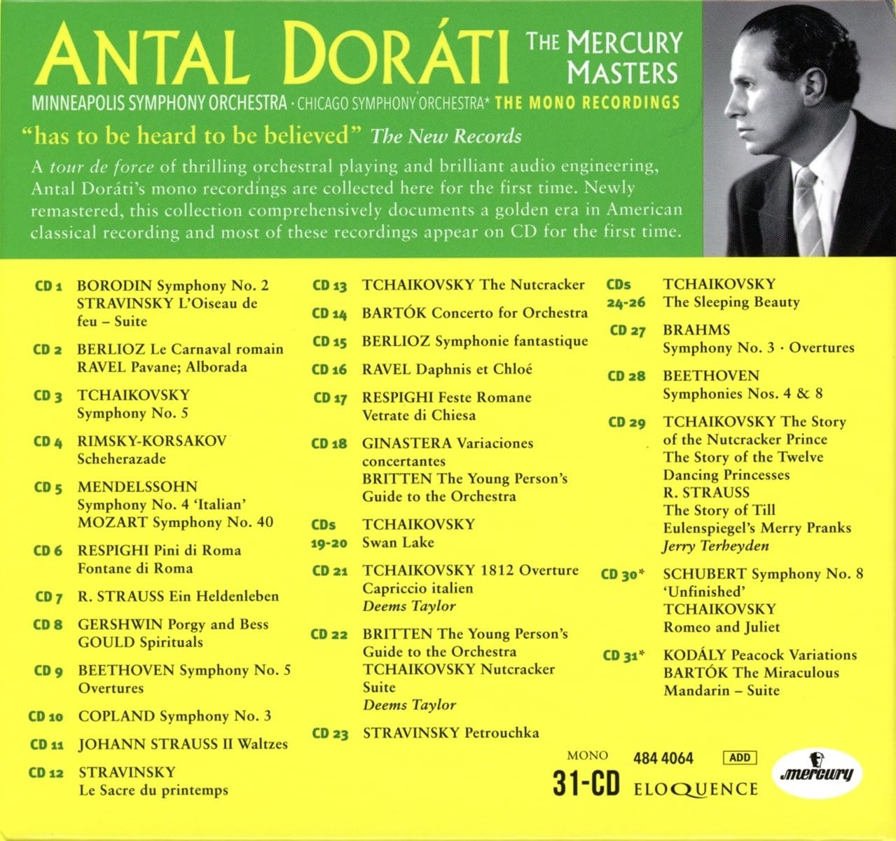 Antal Dorati: The Mercury Masters - The Mono Recordings