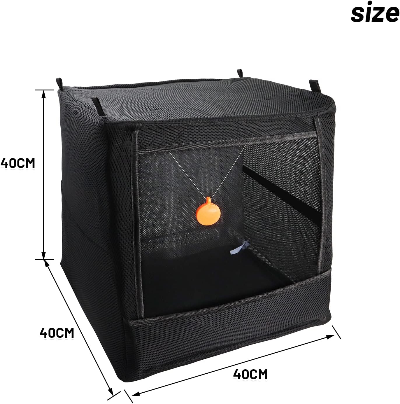 Foldable Slingshot Target Box 40 X 40cm Slingshot Ammo Catch Box Sling Shot Ammo Catcher for Target Practice Shooting