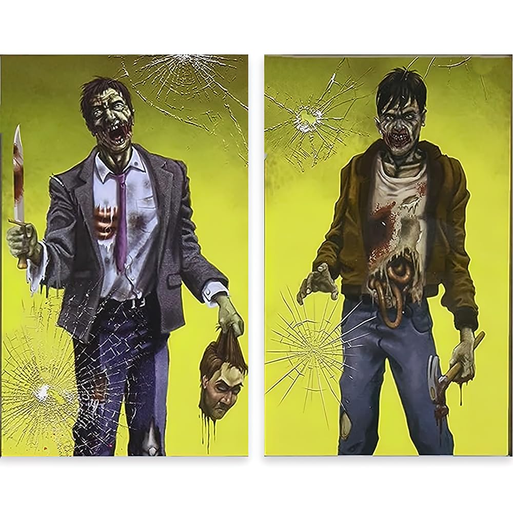 Zombie Window Halloween Decorations