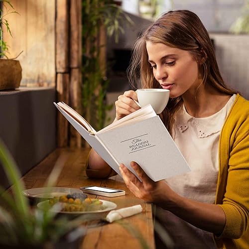 Miniatura 7 de JUBTIC Diario de lectura, diario de lectura para revisar y rastrear tu progreso de lectura, accesorios de libro de regalo para amantes de los libros