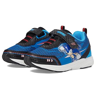 Josmo Sonic the Hedgehog Lighted Sneaker (Little Kid/Big Kid/Toddler) Boys Shoes Blue