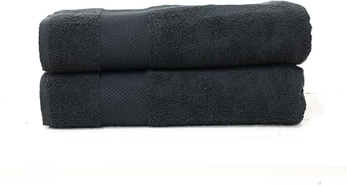 Miniatura 14 de Hencely Juego de 2 toallas de mano de lujo (16 x 28 pulgadas), algodón turco suave, absorbente, de secado rápido, para cara, cuerpo, cocina y baño