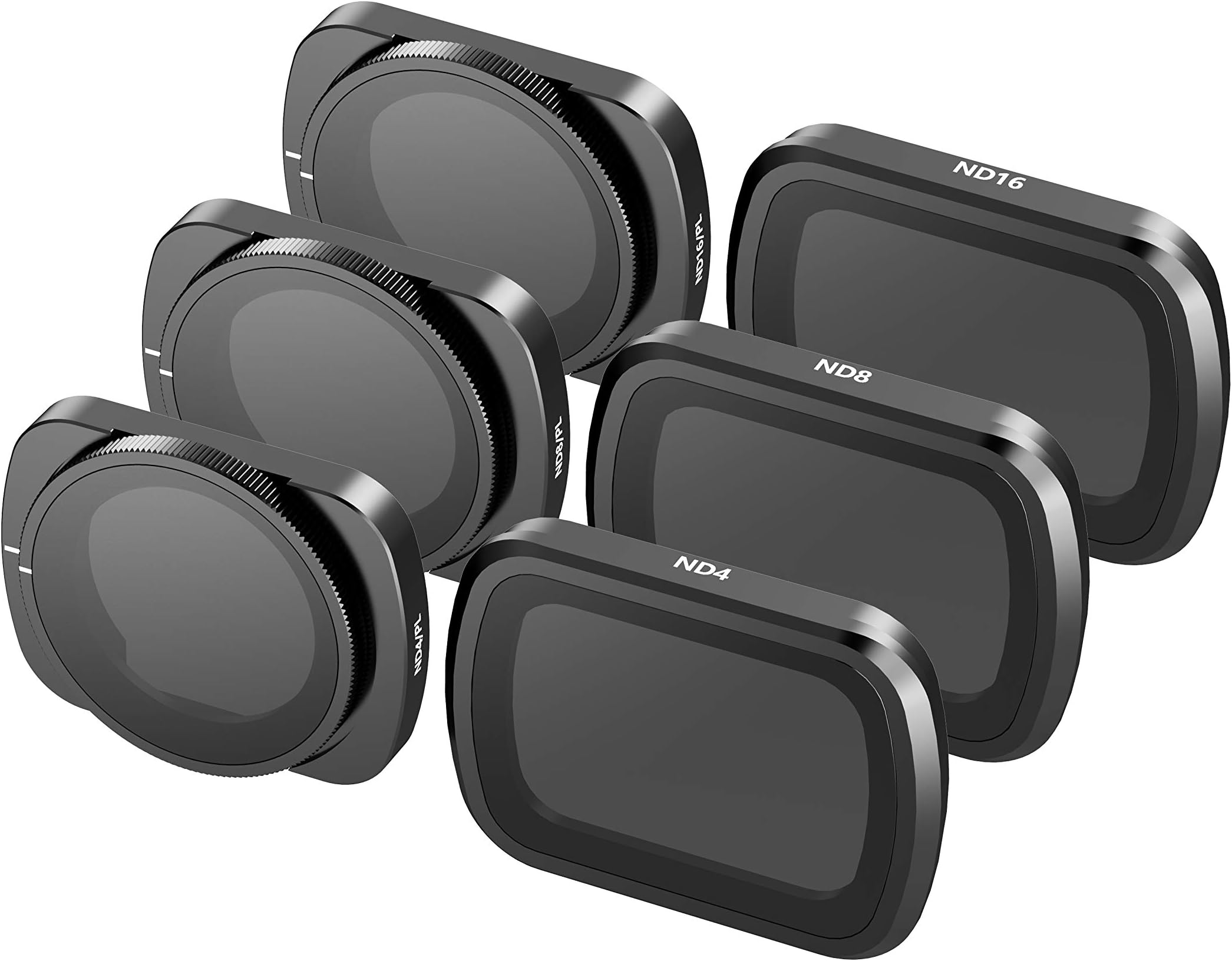SKYREAT Pocket 2 Camera Lens ND Filters Set 6 Pack-(ND4, ND8, ND16, ND4PL, ND8PL, ND16PL) for DJI Pocket 2 / Osmo Pocket Drone Accessories